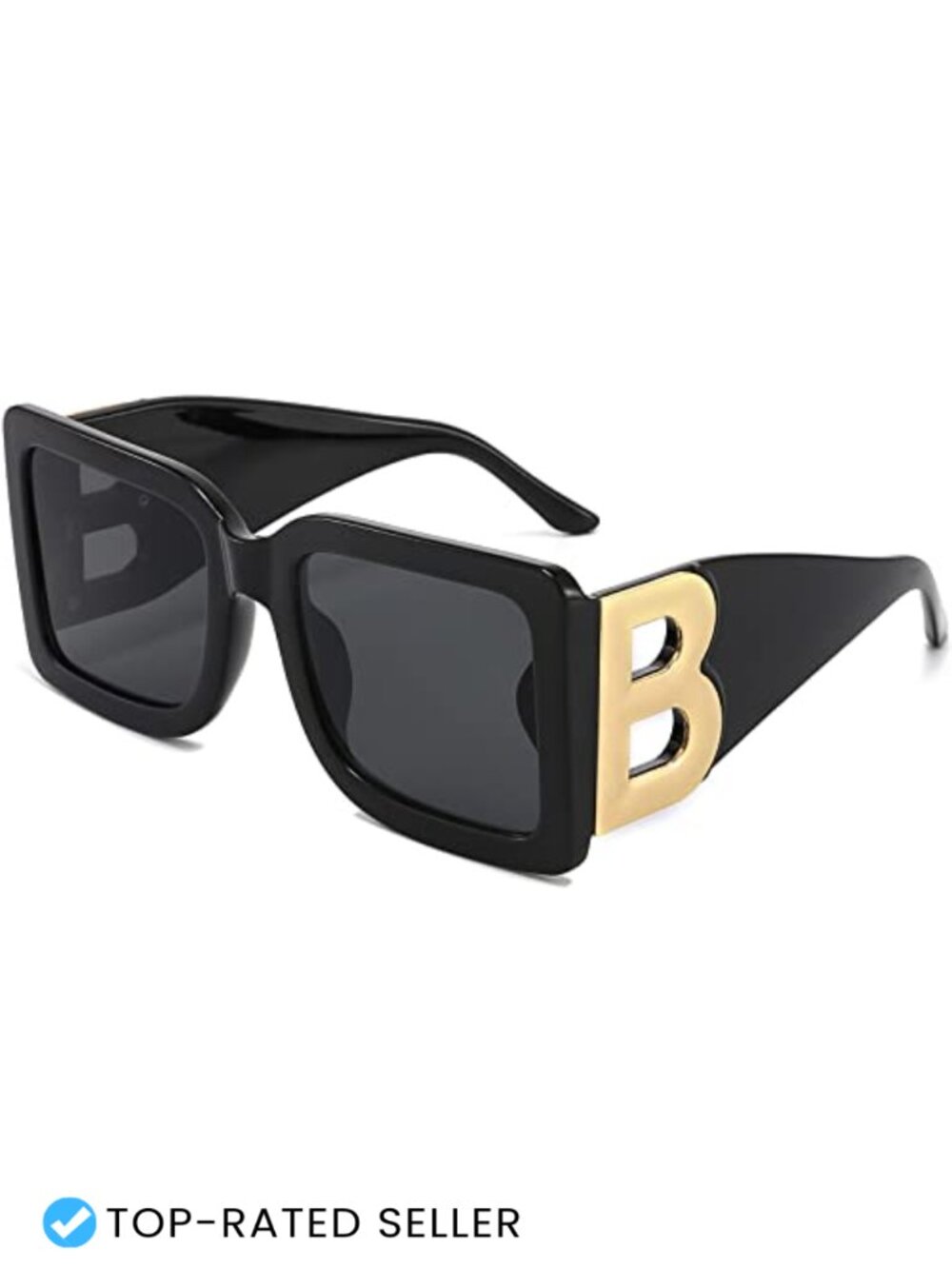 UV400 Oversized Square Sunglasses for Women